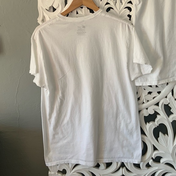 Hanes  | lot of 2 basic crew neck t shirts size Large - Picture 4 of 11